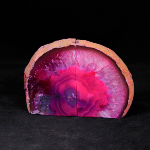 BOOKENDS PINK AGATE- Sold by the Piece