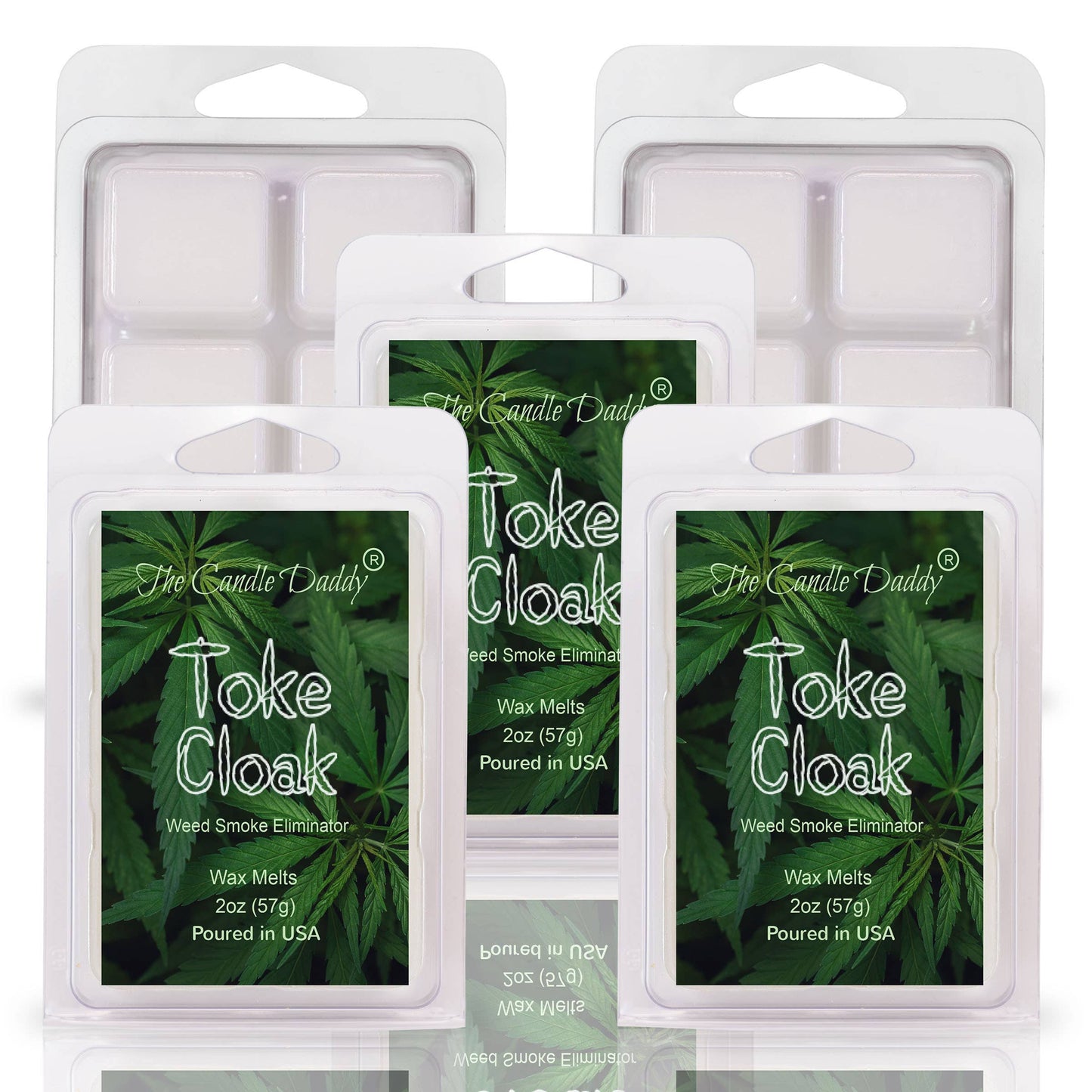 TOKE CLOAK - WEED SMOKE ELIMINATOR WAX MELT - 1 PACK