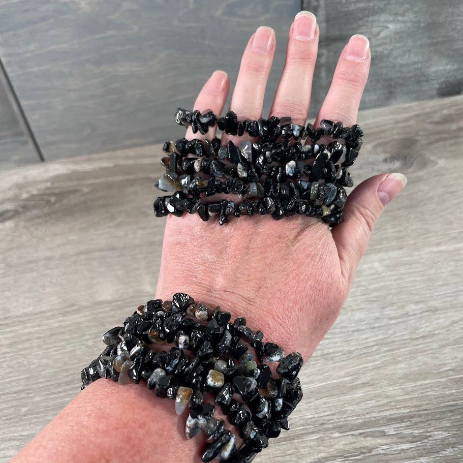 Gemstone Chip Bracelets