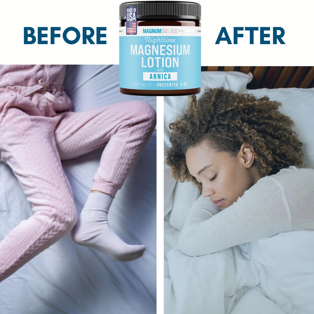 Nighttime Magnesium Lotion with Arnica Lavender