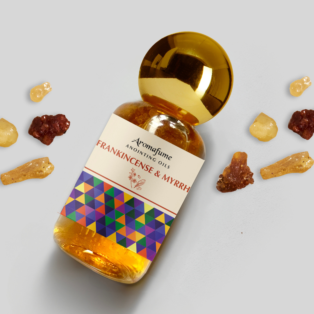 Frankincense & Myrrh Anointing Oil | Holy Oil For Prayer