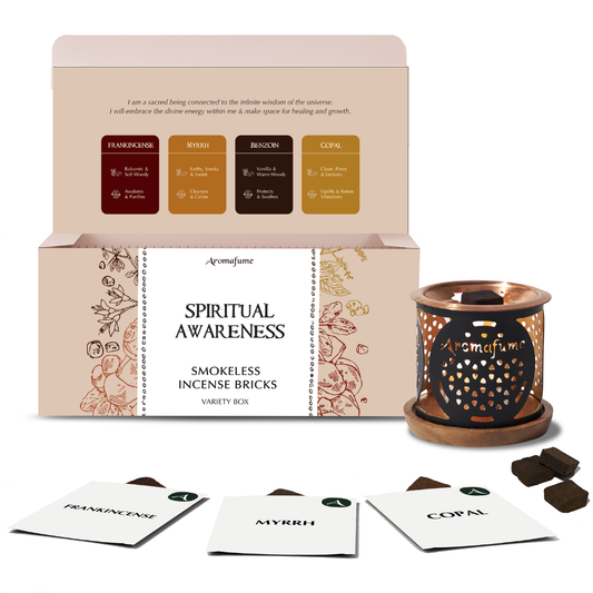 Spirituality Incense Brick & Burner Gift Set | Resins & More