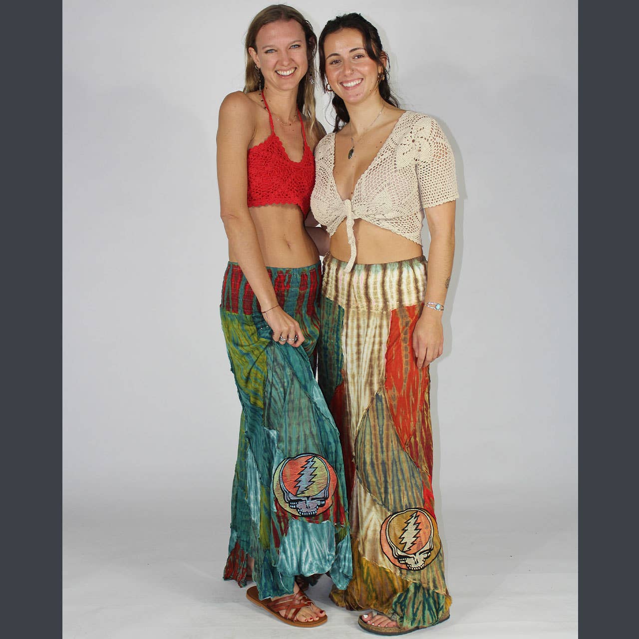 Psychedelic Stitch Maxi Skirt