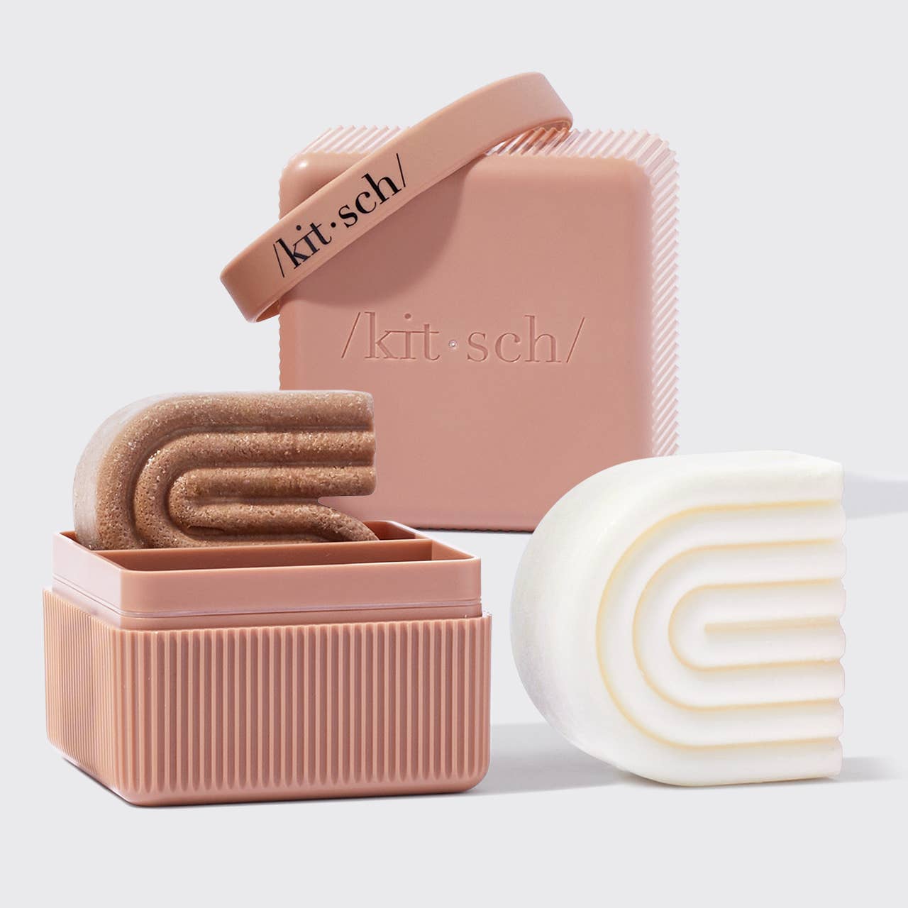 2-Compartment Travel Case - Terracotta