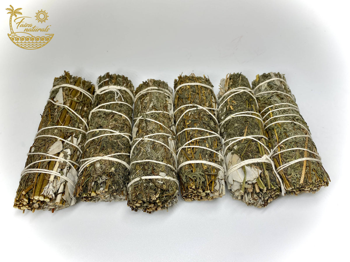 Mugwort and White Sage Bundle