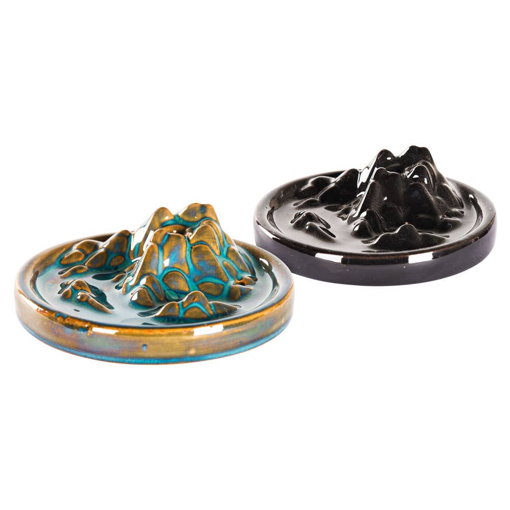 CERAMIC MOUNTAIN INCENSE BURNER