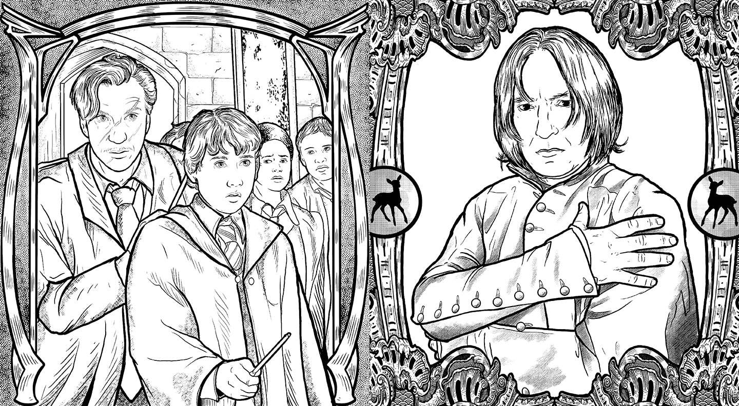Harry Potter: Coloring Wizardry