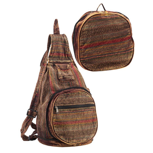 Stonewashed Convertible Backpack