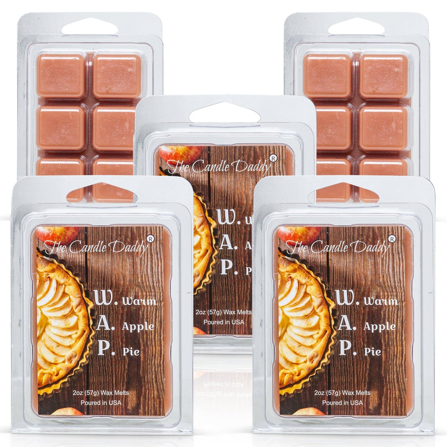 W.A.P.  - Warm Apple Pie Scented Melt- Maximum Scent Wax