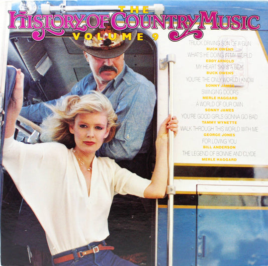 12" Vinyl LP Record - VA - History Of Country Music 9 1980s