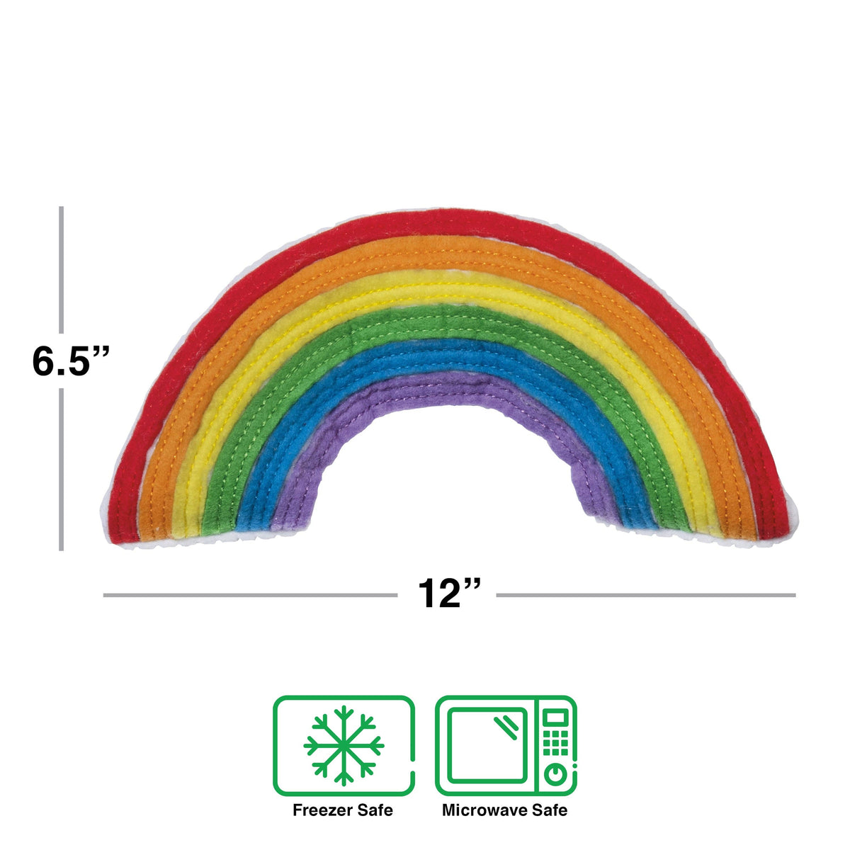 Huggable Rainbow Heating Pad & Pillow