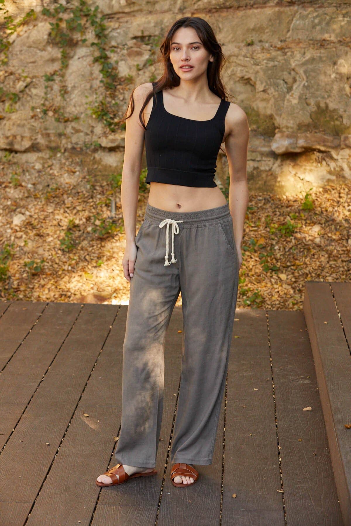 CALI1850 HIGH WAIST LOUNGE BEACH TROUSER (50130JLN260)