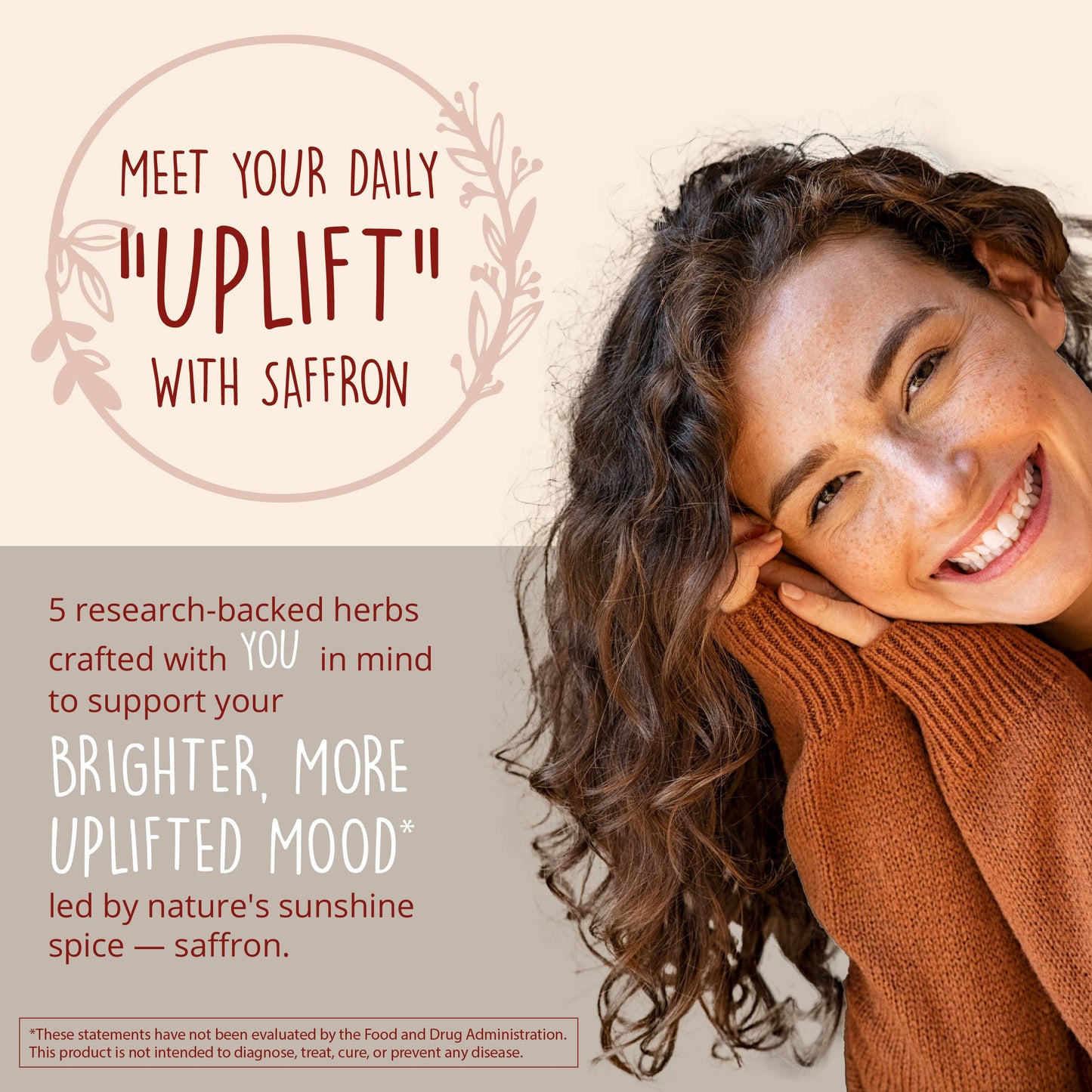 Joy-Filled Saffron Mood Uplift Supplement