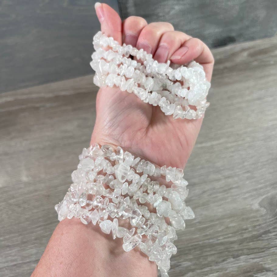 Gemstone Chip Bracelets