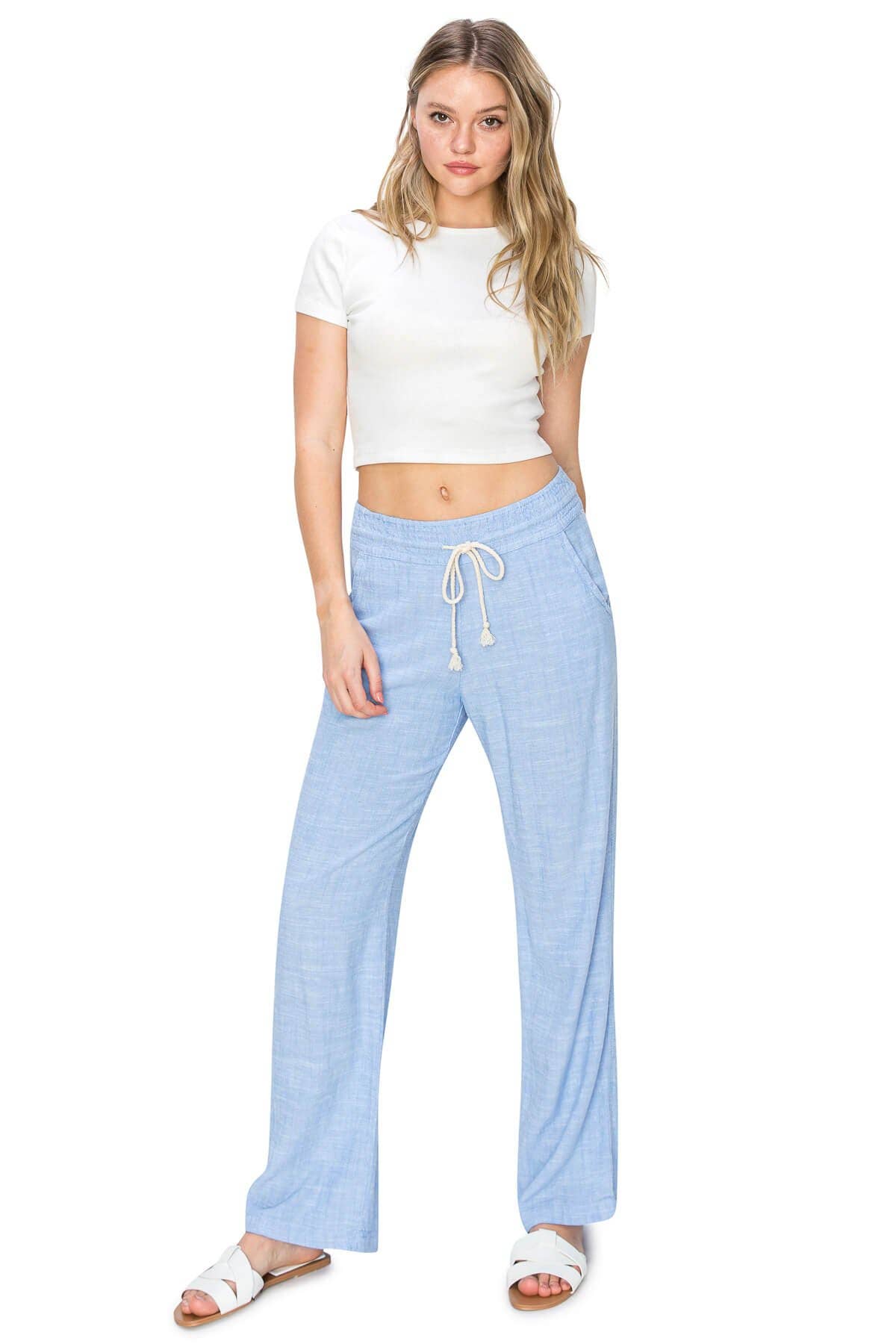 CALI1850 HIGH WAIST LOUNGE BEACH TROUSER (50130JLN260)