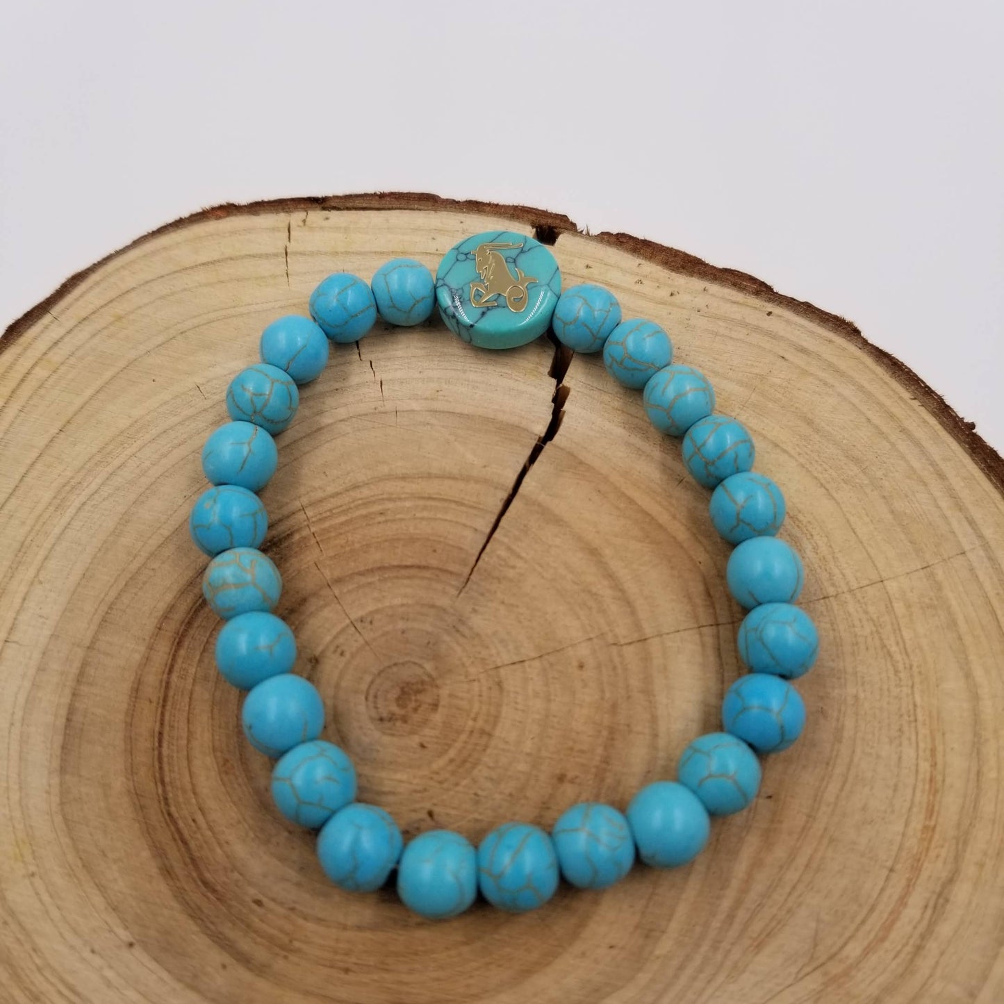 Handwoven Turquoise  Constellation Bracelet