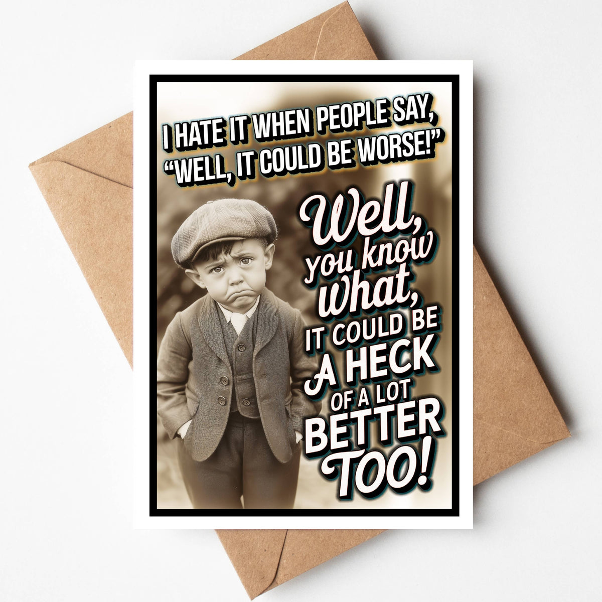 Funny Sympathy Greeting Card