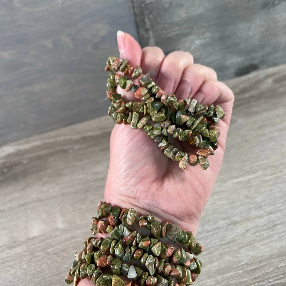 Gemstone Chip Bracelets