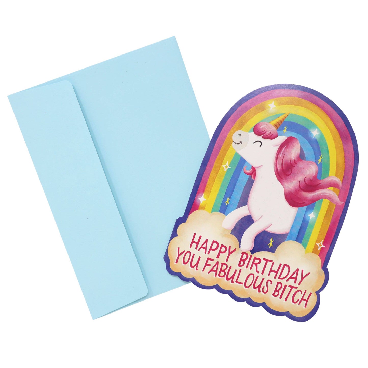 You Fabulous Bitch | Funny Die Cut Birthday Card