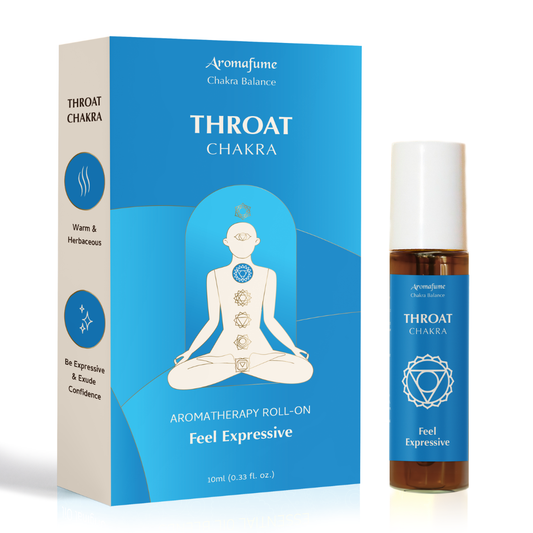 Throat Chakra Roll On | Chakra Fragrance Oil Roll On