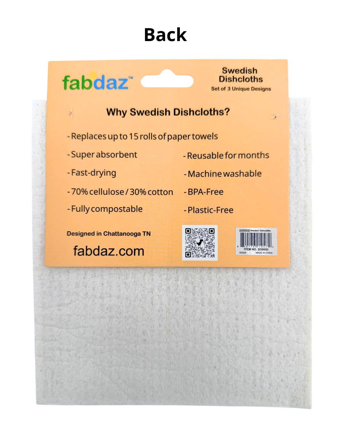 Funny Menopause Sayings - Set of 3 - Swedish Dishcloths