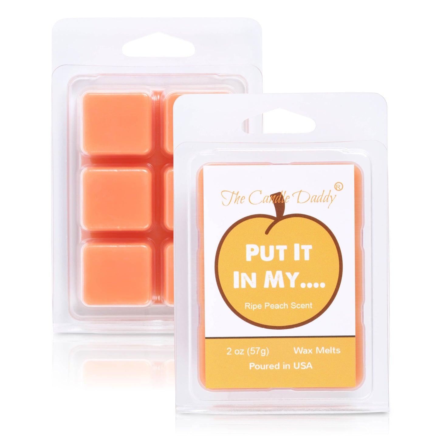 PUT IT IN MY... - RIPE PEACH SCENTED WAX MELTS - 2 OUNCE