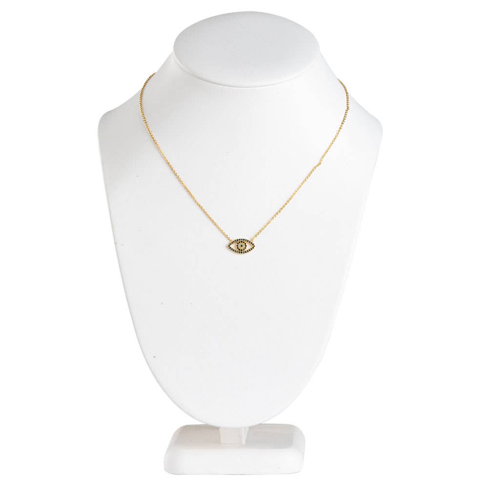 ADJUSTABLE EVIL EYE NECKLACE