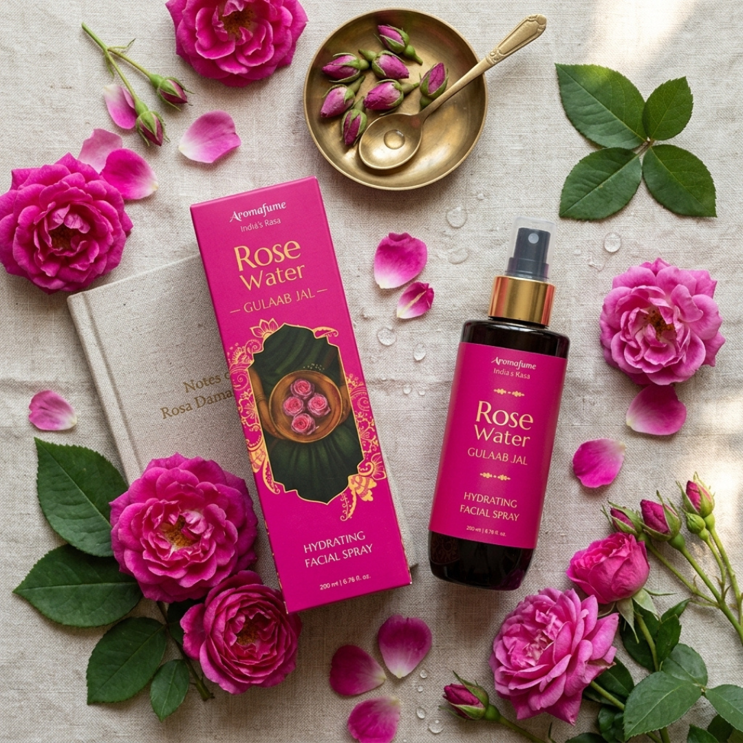 Rose Hydrosol Facial Spray | Pure Rose Water Spray for Face