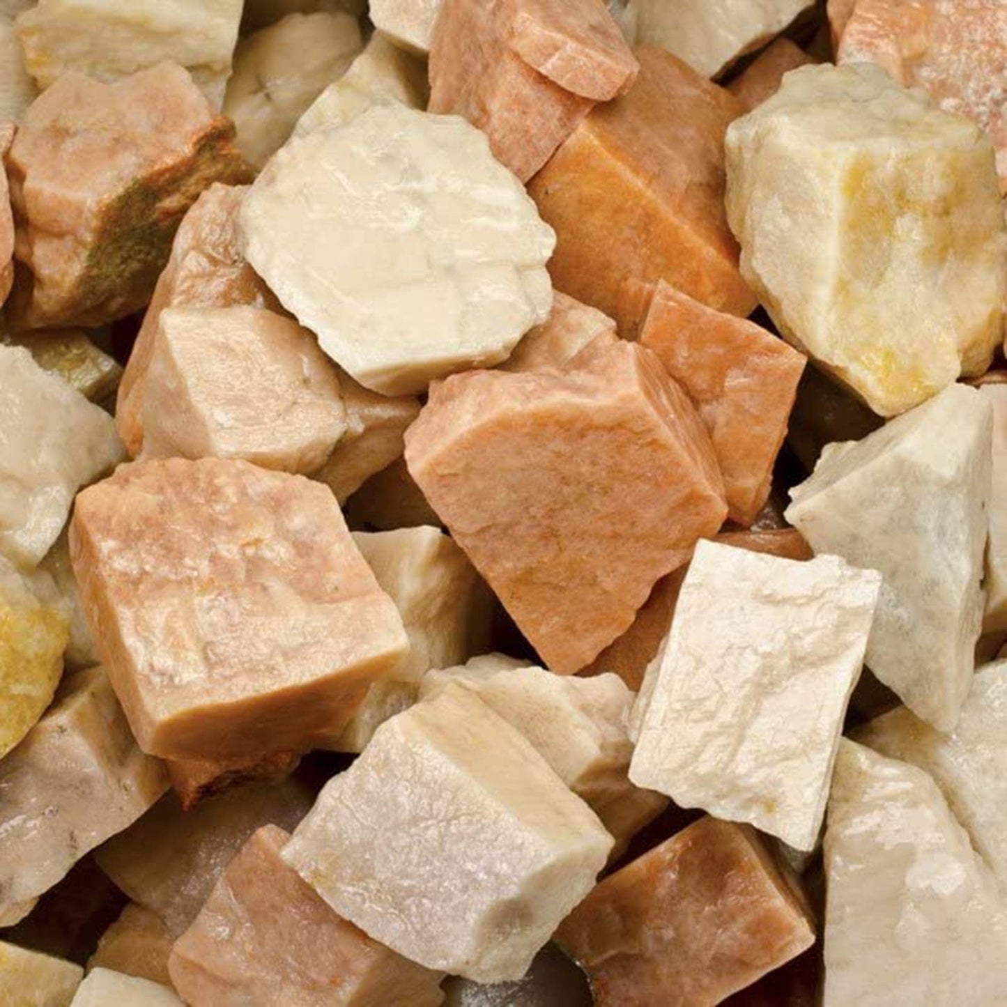 Rough Peach Moonstone - India - Raw Natural Stones