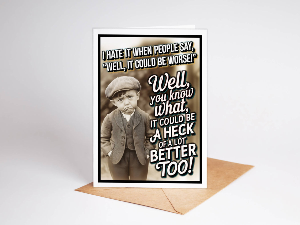 Funny Sympathy Greeting Card