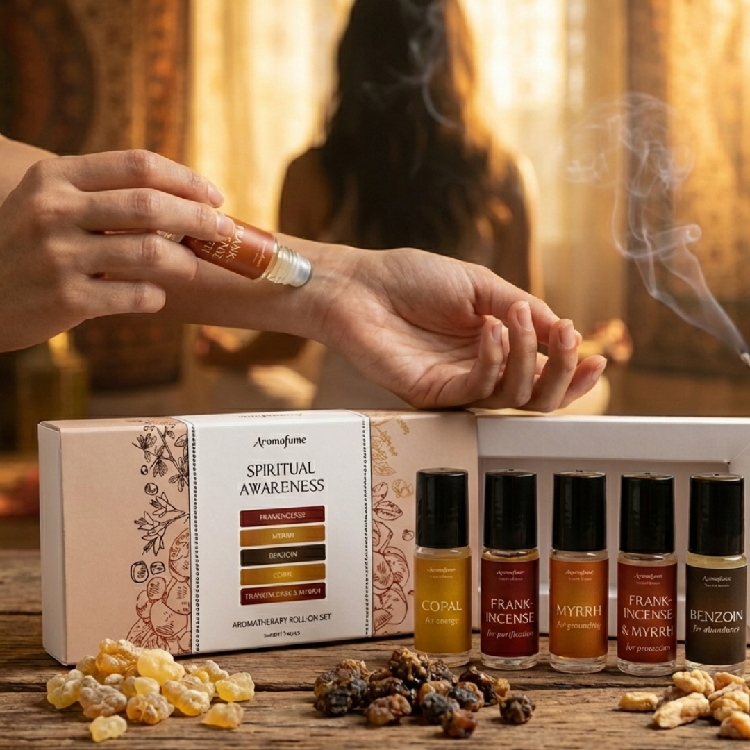 Resin Roll On Gift Set | Frankincense, Myrrh, Copal & More