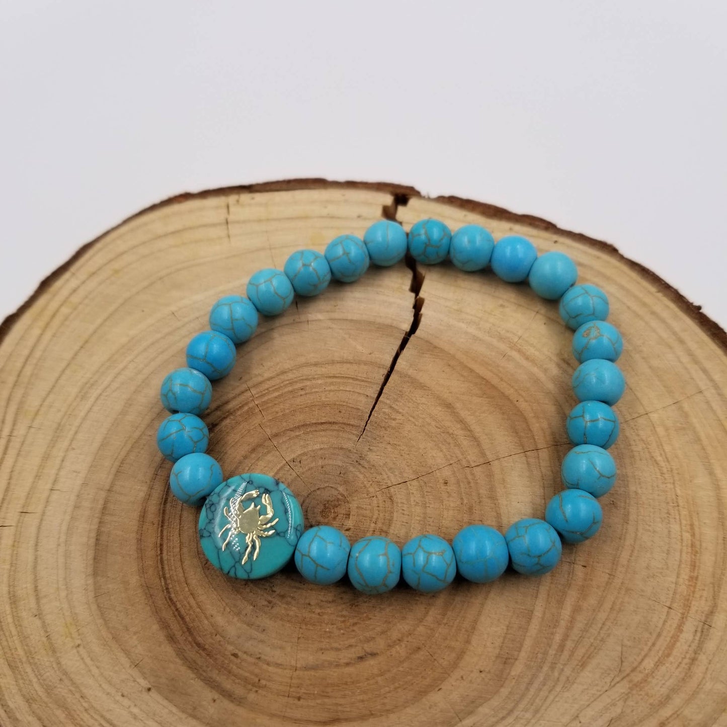 Handwoven Turquoise  Constellation Bracelet