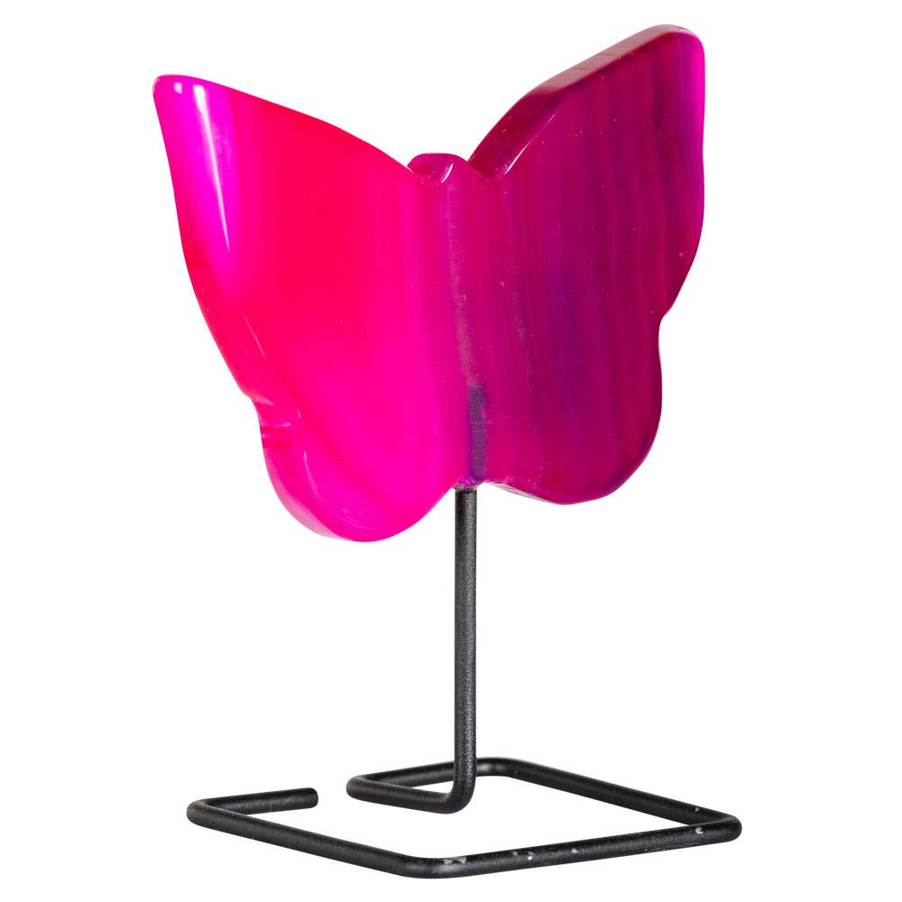 AGATE BUTTERFLY ON STAND