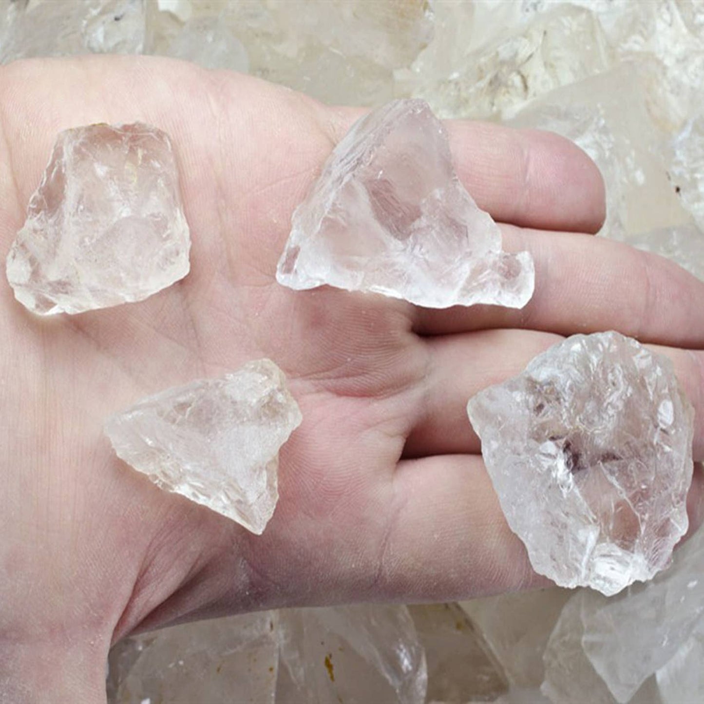 Rough Quartz Chunk Crystals - Raw Natural Stones