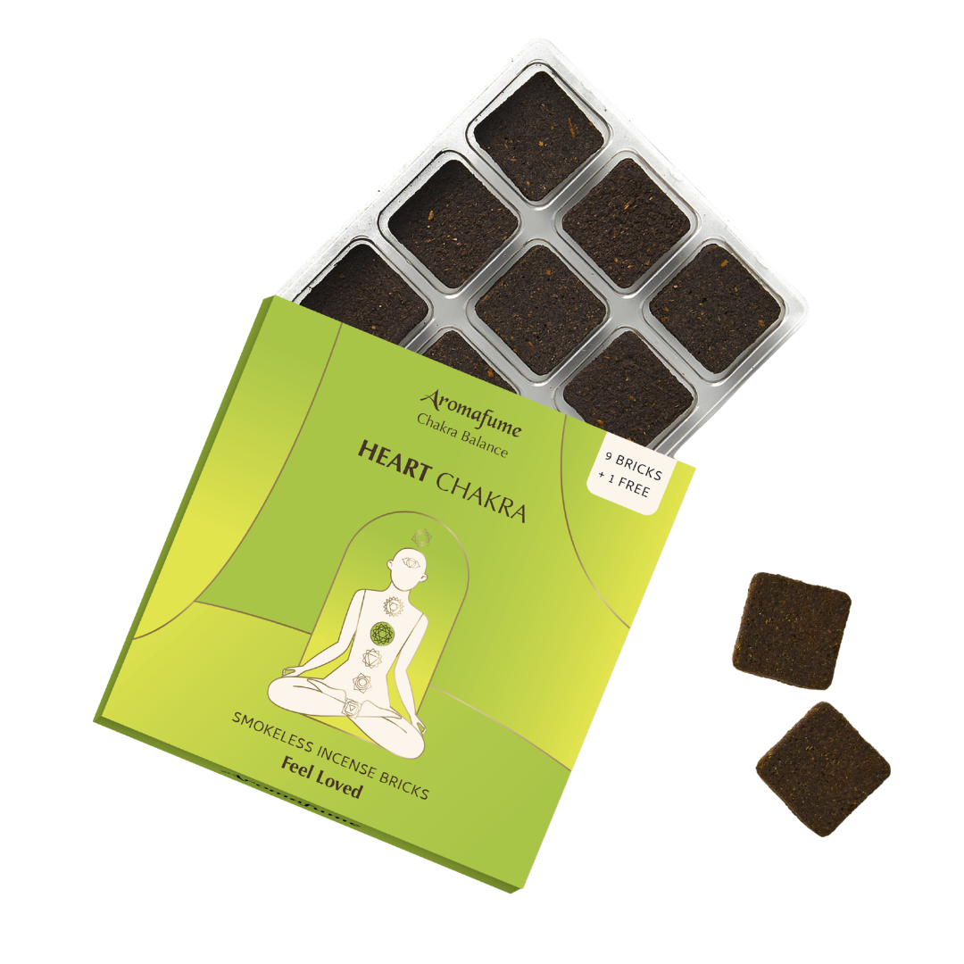 Heart Chakra Incense Bricks | Vanilla & Ylang Ylang