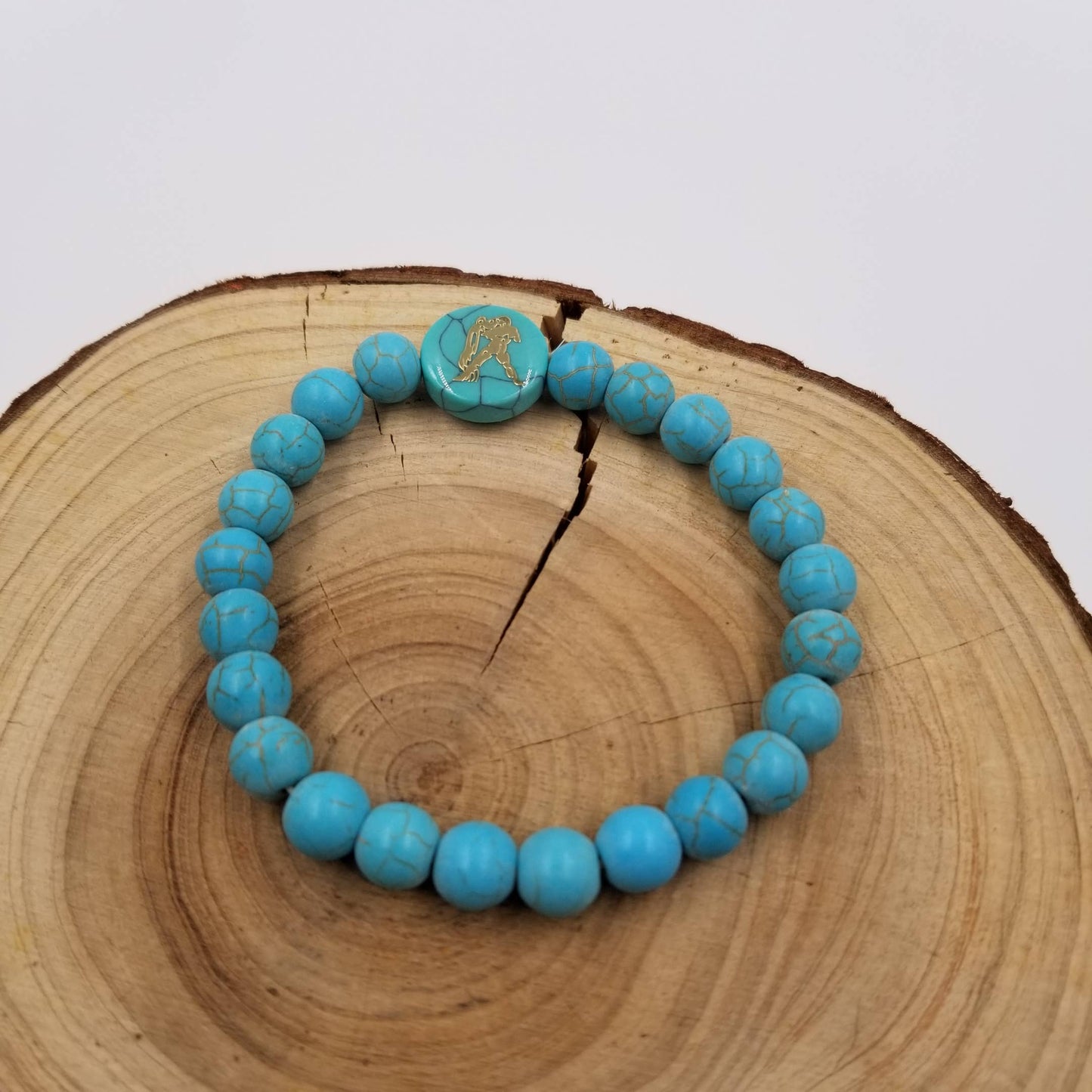 Handwoven Turquoise  Constellation Bracelet