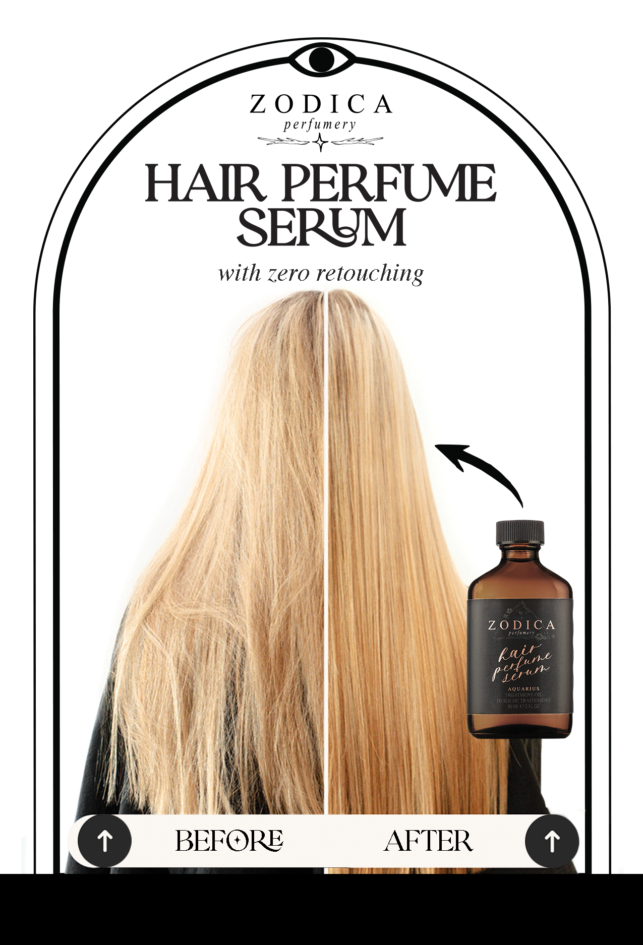 POP Hair Perfume Serum 4x6 Sign