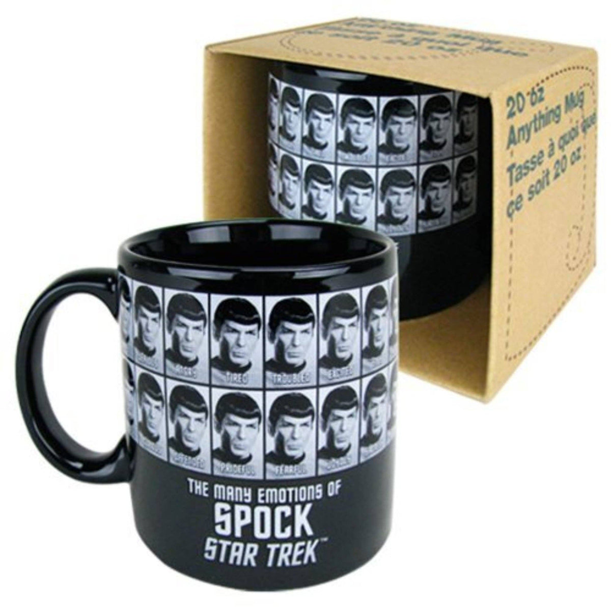 Star Trek Emotions of Spock 20oz Boxed Mug