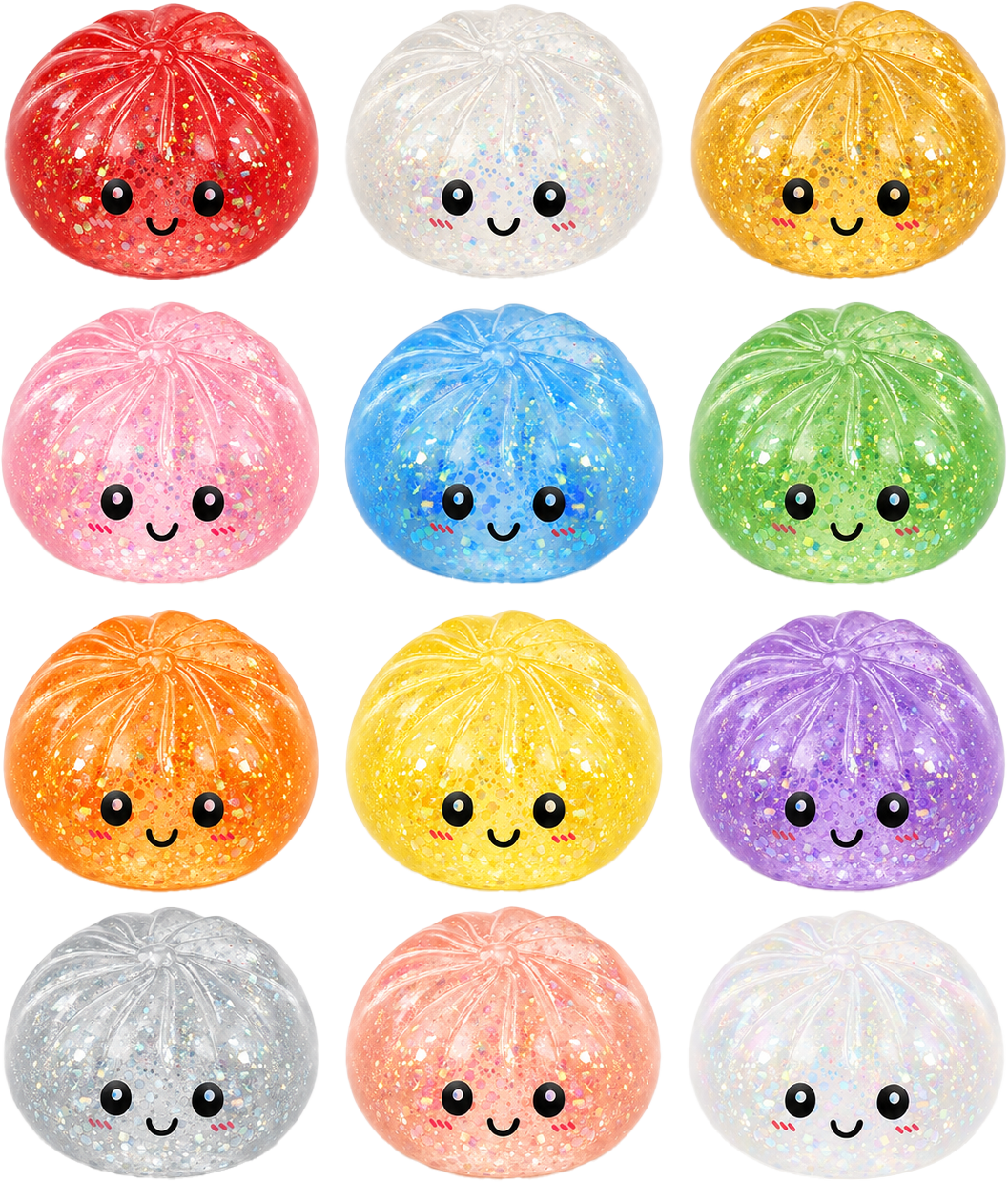 Fun Doh Mystery Fortune Cookie Squishy Dumpling - 12/Display