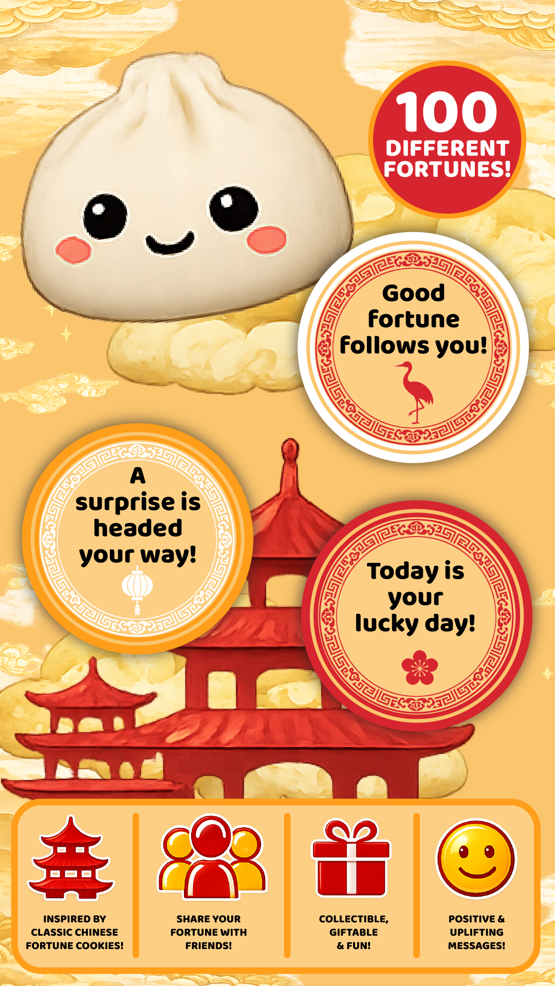 Fun Doh Mystery Fortune Cookie Squishy Dumpling - 12/Display