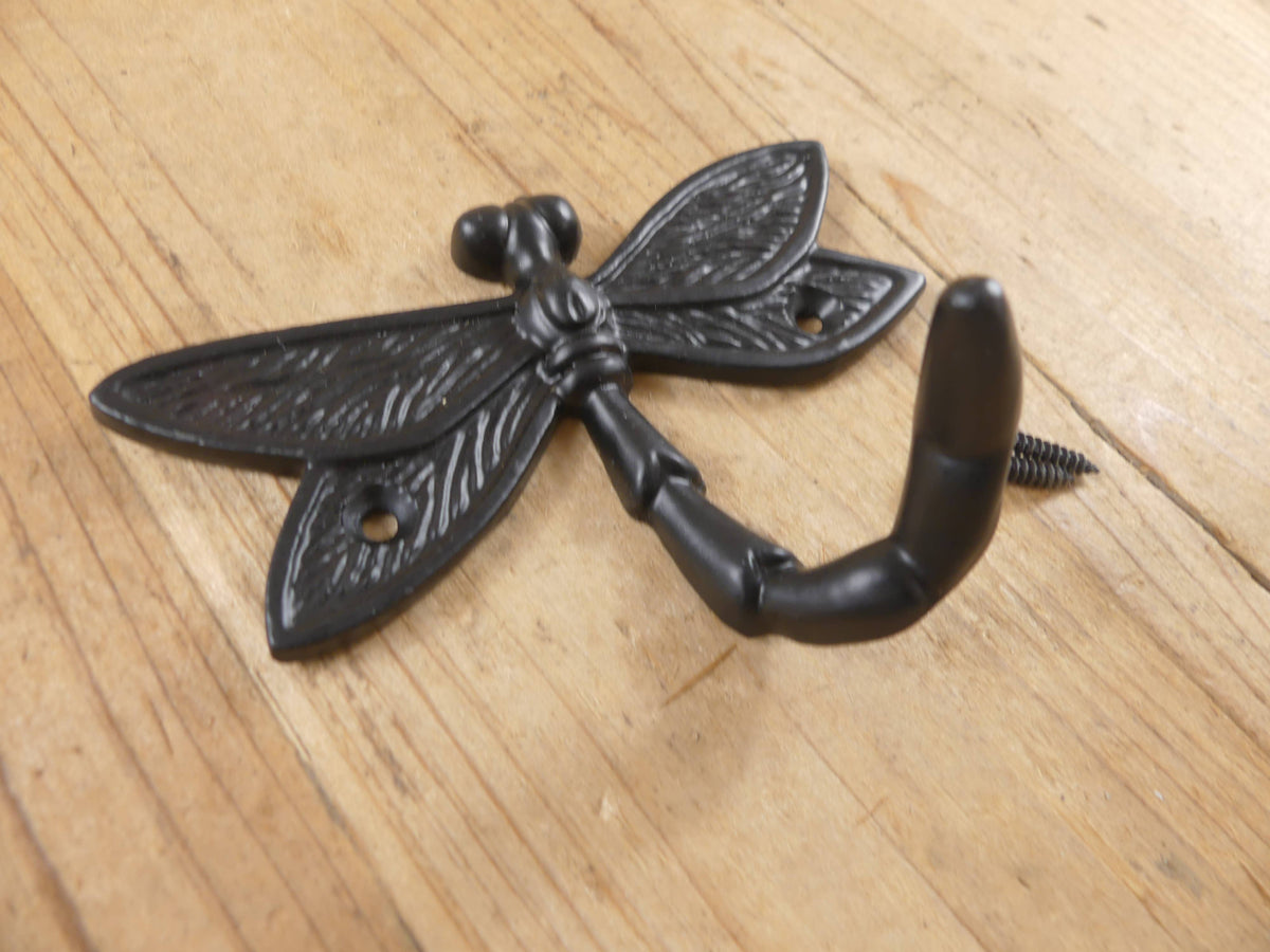 BLACK DRAGONFLY COAT HOOK