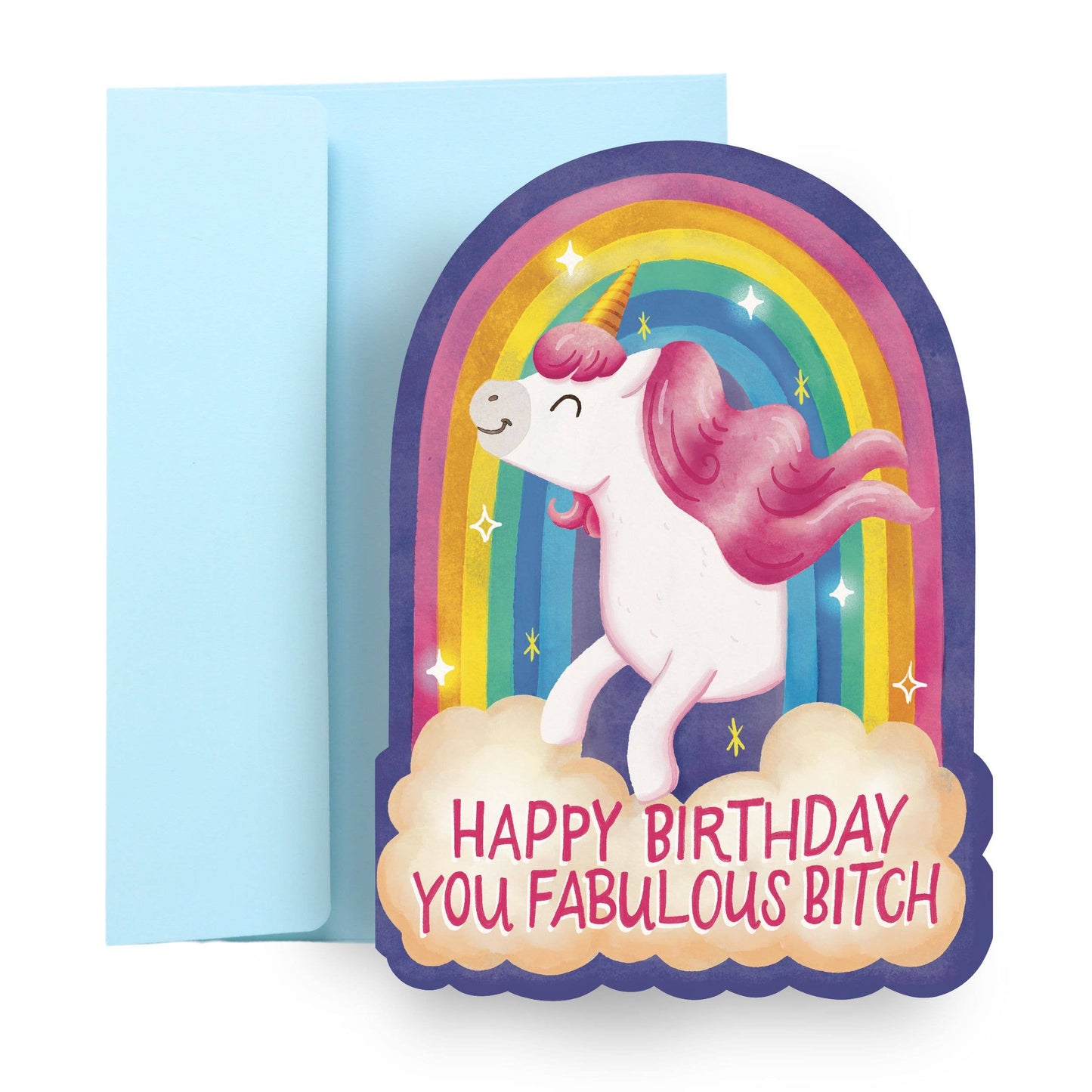 You Fabulous Bitch | Funny Die Cut Birthday Card