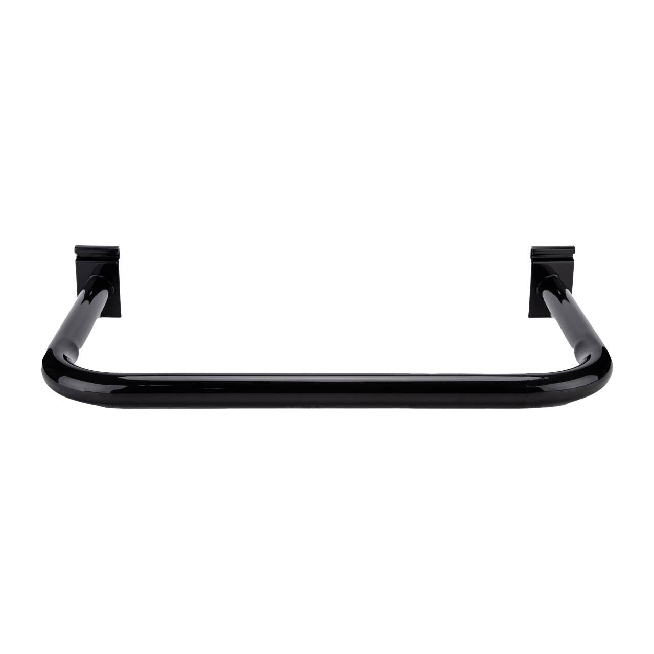 Black U-Shaped Hangrail For Wire Grid