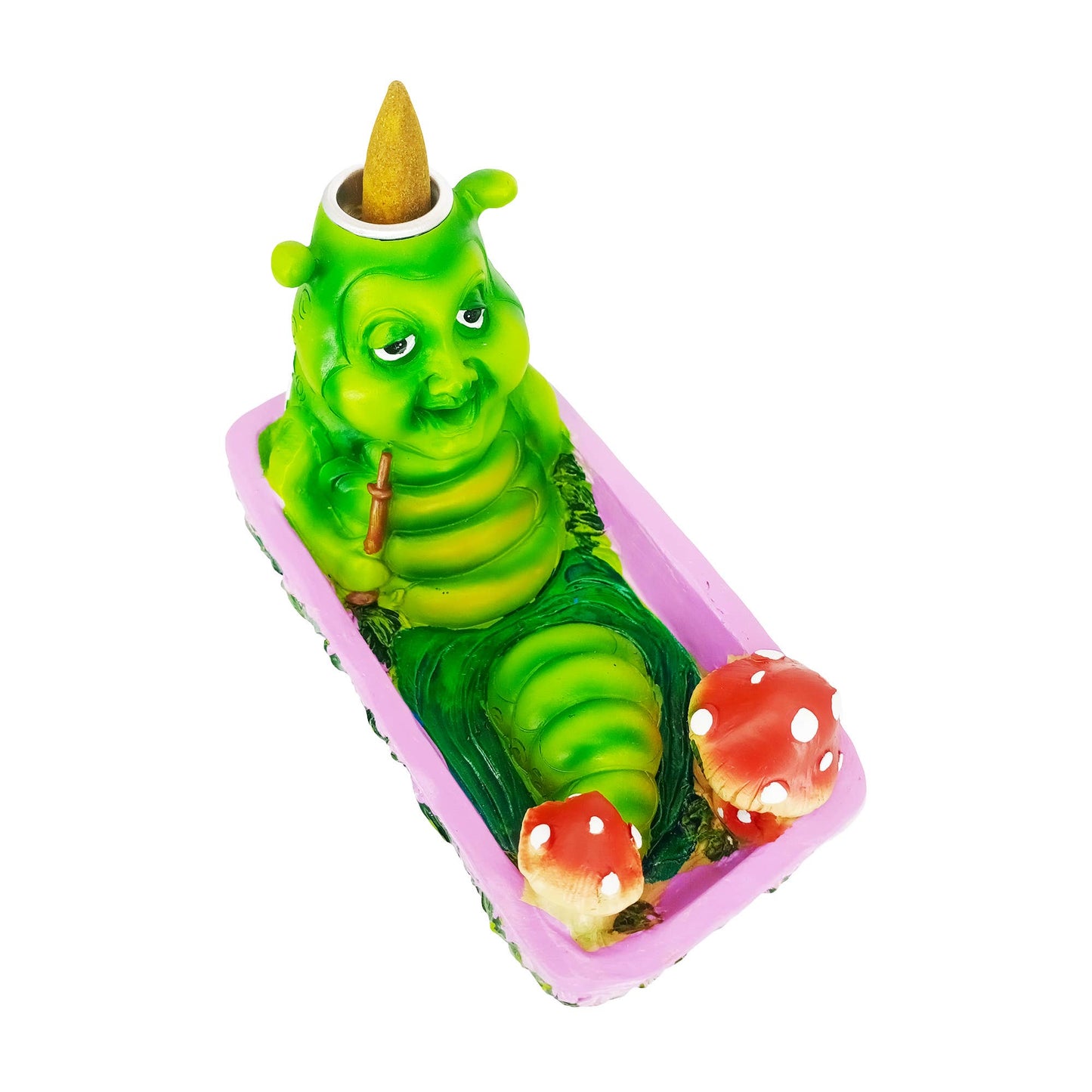 Caterpillar Hookah Backflow Incense Burner