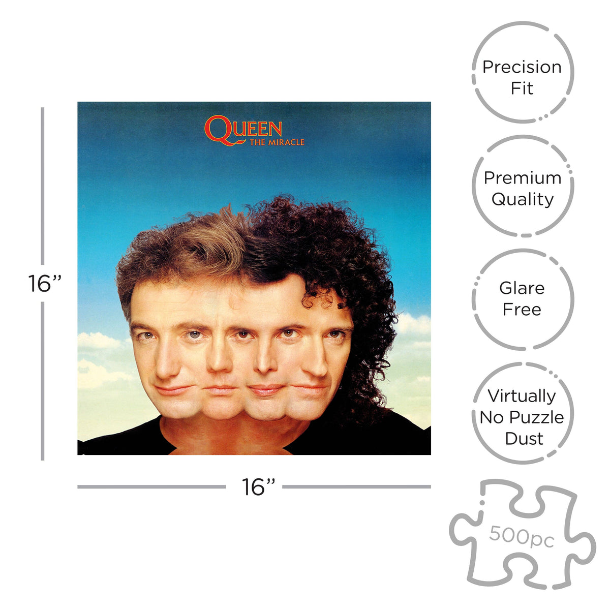 Queen The Miracle (500 Piece Jigsaw Puzzle)