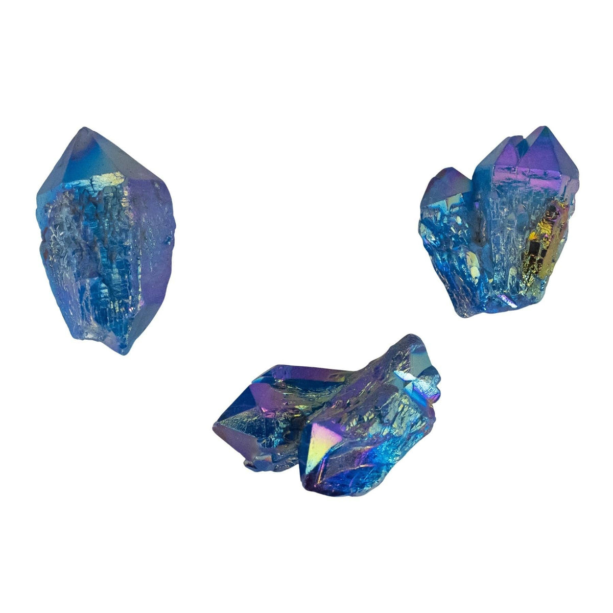 Cobalt Aura Quartz Point