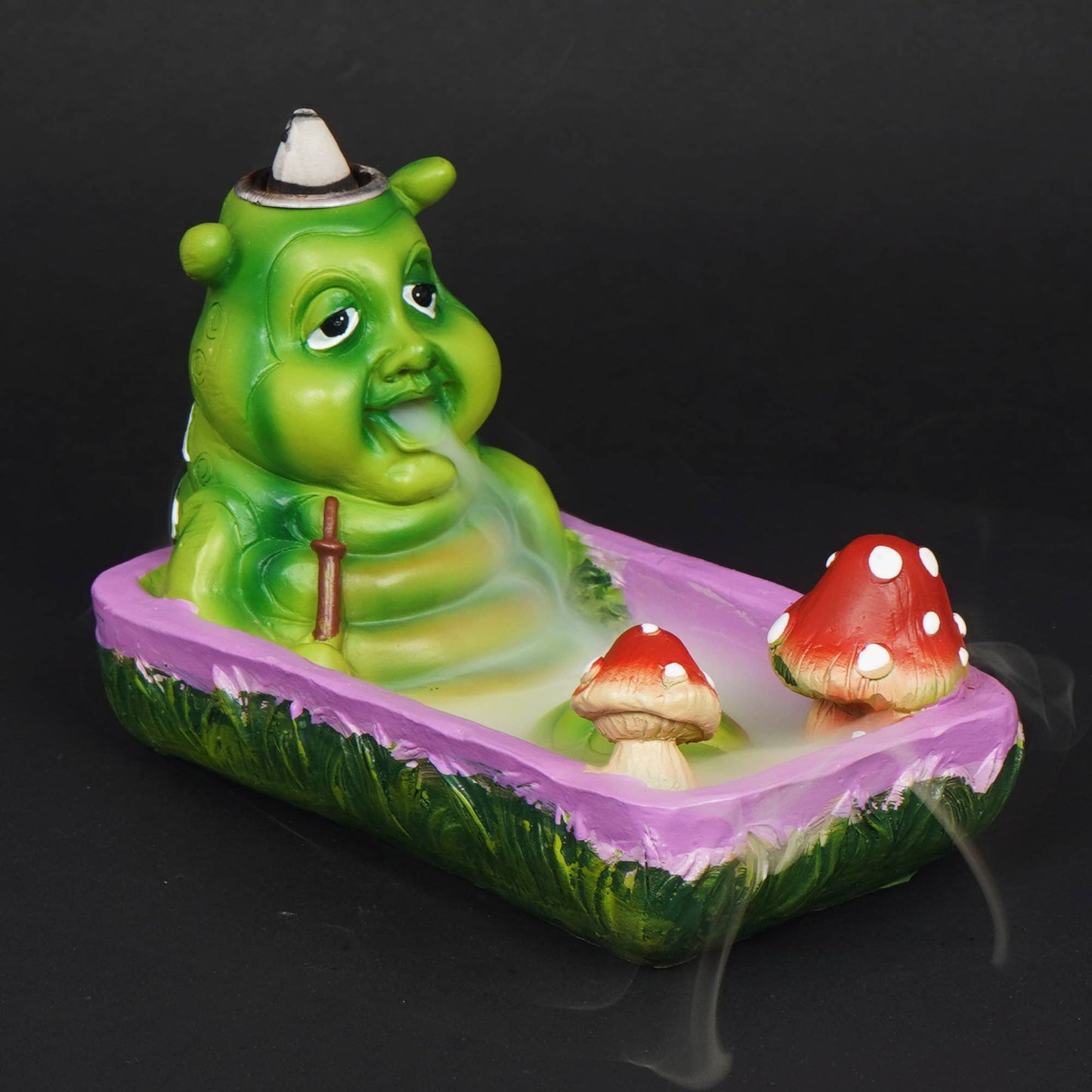 Caterpillar Hookah Backflow Incense Burner