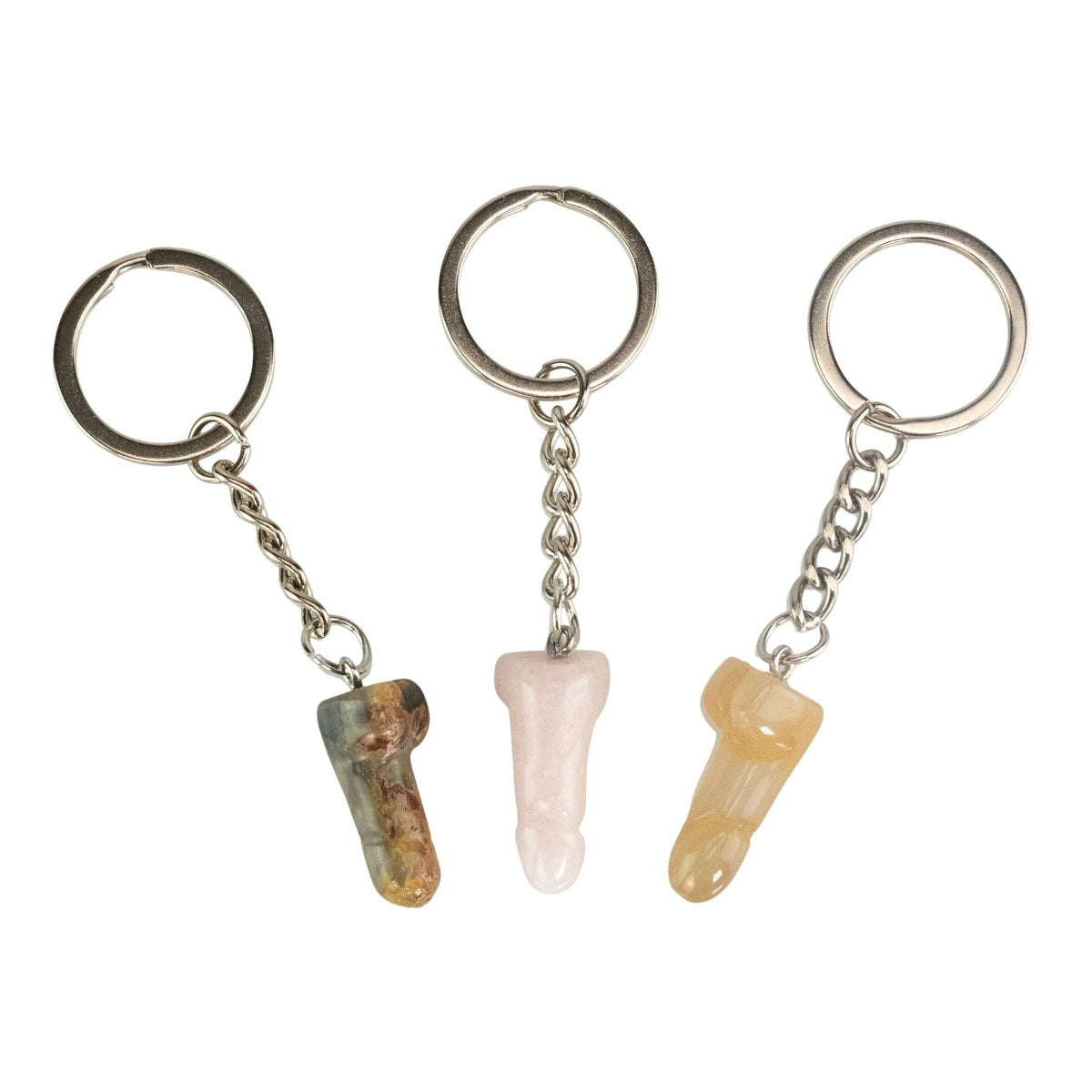 Crystal Phallus Penis Keychain