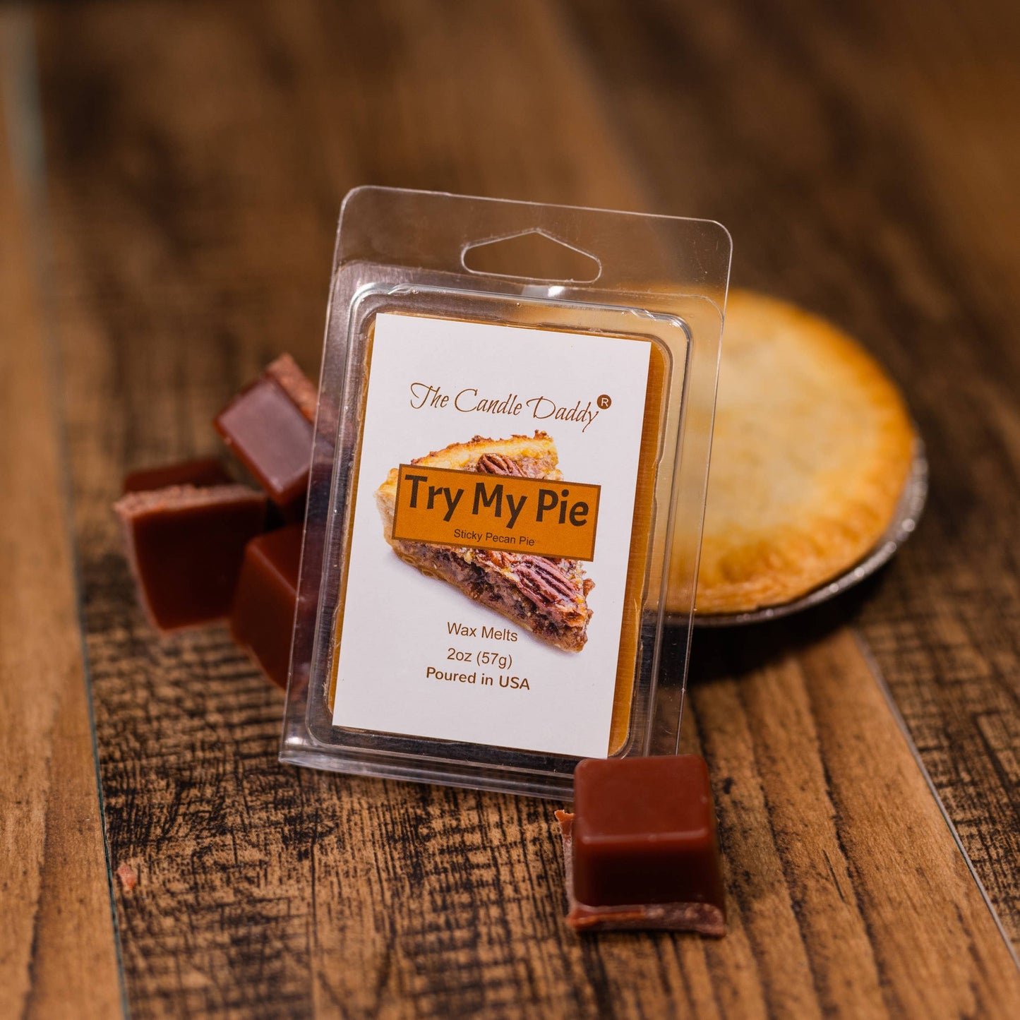 TRY MY PIE - STICKY PECAN PIE SCENTED WAX MELT - 1 PACK