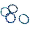 Turquoise Hue Crystal Encrusted Evil Eye Bracelets